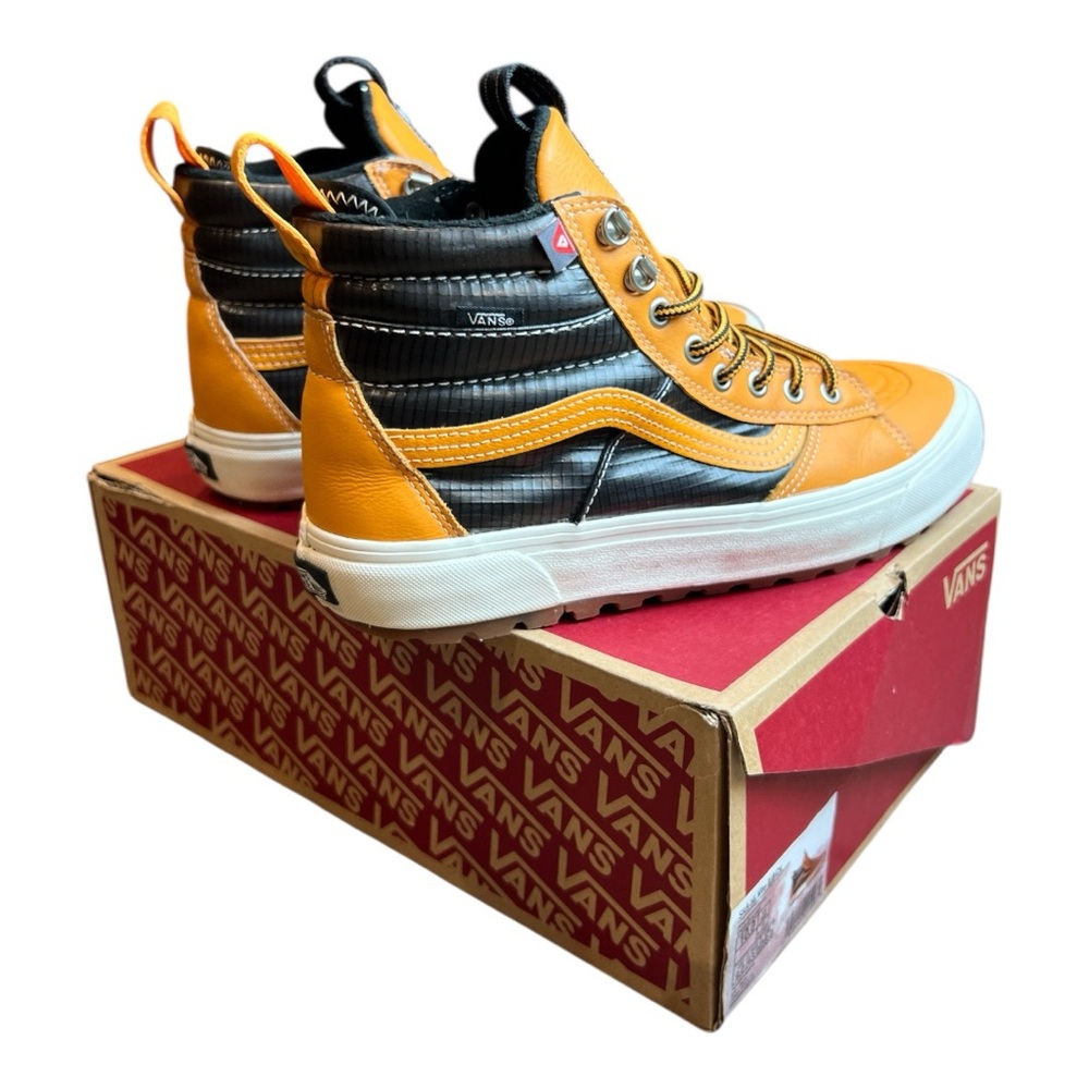 Vans Sk8-Hi Waterproof Insulated Skate Shoe - Glazed Ginger Brown SZ 10 - Picture 2 of 12